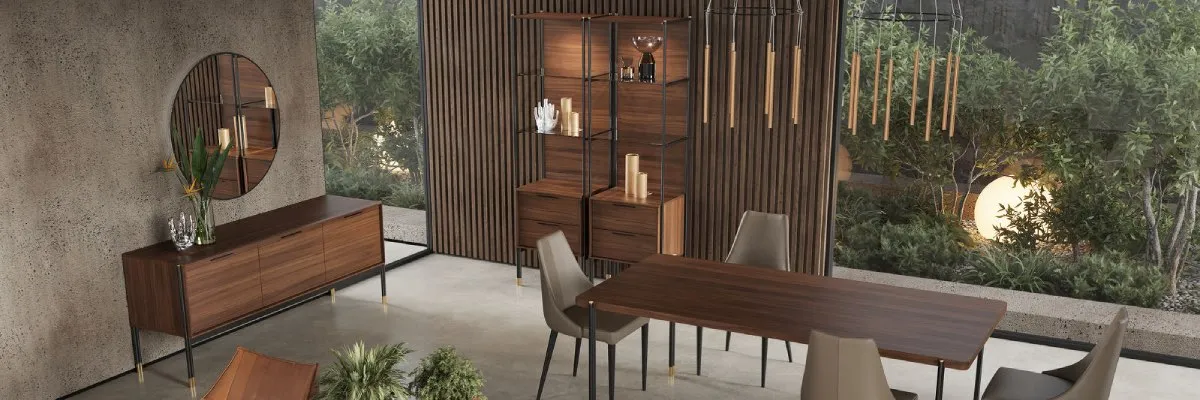 Гостиная Mod Interiors Benissa, шпон ореха F